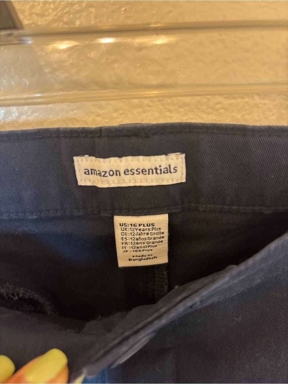 Amazon Essentials Navy Blue Chino dress Pants - Picture 3 of 6